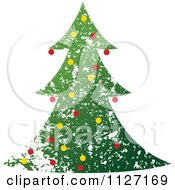 Poster, Art Print Of Grungy Decorated Christmas Tree