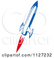 Clipart Of A Rocket Shuttle 6 Royalty Free Vector Illustration