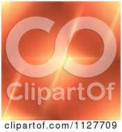 Clipart Of A Star Shining In Orange 2 Royalty Free CGI Illustration