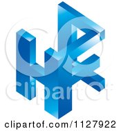 Clipart Of A 3d Hfc Icon Royalty Free Vector Illustration