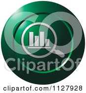 Clipart Of A Green Analytics Icon Royalty Free Vector Illustration by Lal Perera