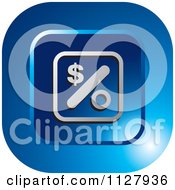 Clipart Of A Blue Rate Icon Royalty Free Vector Illustration