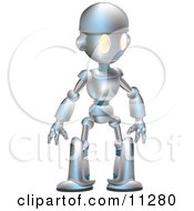 Friendly Futuristic Robot
