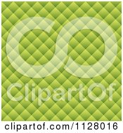 Clipart Of A Green Snake Skin Texture Background Royalty Free Vector Illustration