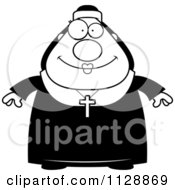 Poster, Art Print Of Black And White Happy Nun In Her Habit