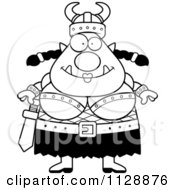 Poster, Art Print Of Black And White Chubby Ogre Woman