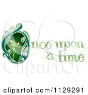 Poster, Art Print Of Once Upon A Time Text With A Fairy