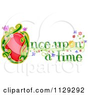 Poster, Art Print Of Once Upon A Time Fairy Tale Text