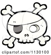 Poster, Art Print Of Pirate Skull With Crossbones 1