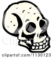 Cartoon Of A Skull 16 Royalty Free Vector Clipart
