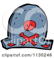 Poster, Art Print Of Pirate Hat With A Red Skull And Crossbones
