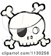 Poster, Art Print Of Pirate Skull With Crossbones 2