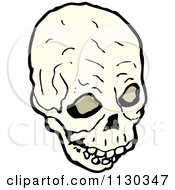 Cartoon Of A Skull 12 Royalty Free Vector Clipart