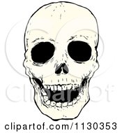 Cartoon Of A Skull 11 Royalty Free Vector Clipart