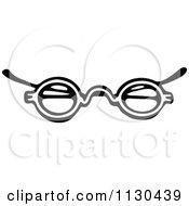 Poster, Art Print Of Retro Vintage Black And White Eye Glasses 3