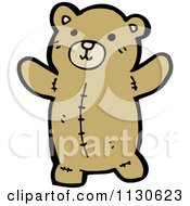 Cartoon Of A Teddy Bear 10 Royalty Free Vector Clipart