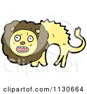 Poster, Art Print Of Scared Lion