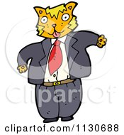 Poster, Art Print Of Chubby Business Cat In A Suit