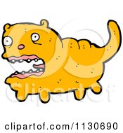 Scared Fat Orange Cat