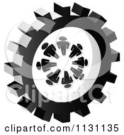 Poster, Art Print Of Grayscale Doc Gear Cog Icon
