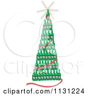 Poster, Art Print Of Christmas Tree Of Beer Bottles