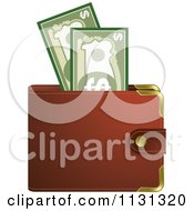 Poster, Art Print Of Brown Wallet And Cash