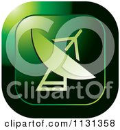 Poster, Art Print Of Green Satellite Icon