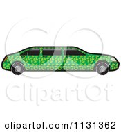 Poster, Art Print Of Green Floral Limo Car