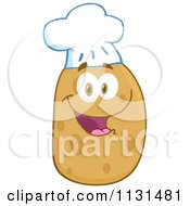 Poster, Art Print Of Happy Chef Potato Mascot