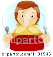 Poster, Art Print Of Boy With An Empty Lunch Box