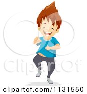 Poster, Art Print Of Laughing Boy Pointing