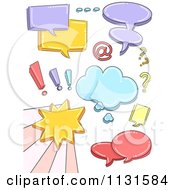 Poster, Art Print Of Colorful Speech Balloons