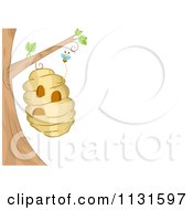 Poster, Art Print Of Bee Hive Frame With Copyspace 1