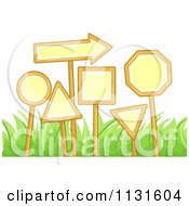 Poster, Art Print Of Signs And Grass