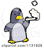 Poster, Art Print Of Smoking Penguin