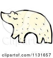 Cartoon Of An Arctic Polar Bear Royalty Free Vector Clipart