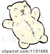 Cartoon Of A Polar Teddy Bear Royalty Free Vector Clipart