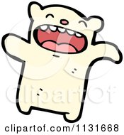 Cartoon Of A Polar Bear Royalty Free Vector Clipart