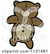 Cartoon Of A Teddy Bear Royalty Free Vector Clipart