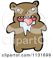 Cartoon Of A Bear 4 Royalty Free Vector Clipart