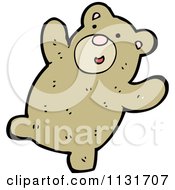 Cartoon Of A Brown Bear Royalty Free Vector Clipart