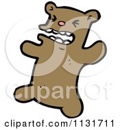 Cartoon Of A Bear 3 Royalty Free Vector Clipart