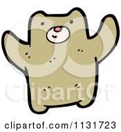 Cartoon Of A Brown Bear Royalty Free Vector Clipart