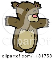 Cartoon Of A Bear Royalty Free Vector Clipart