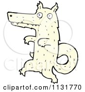 Cartoon Of A Wolf Dog 5 Royalty Free Vector Clipart