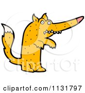 Cartoon Of A Fox Royalty Free Vector Clipart