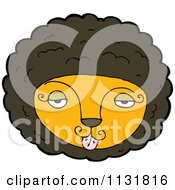 Poster, Art Print Of Wild Male Lion Face 2