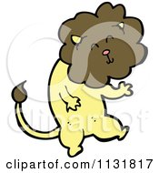 Cartoon Of A Wild Male Lion 5 Royalty Free Vector Clipart
