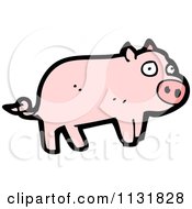 Poster, Art Print Of Pink Pig