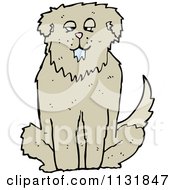 Cartoon Of A Brown Dog 15 Royalty Free Vector Clipart